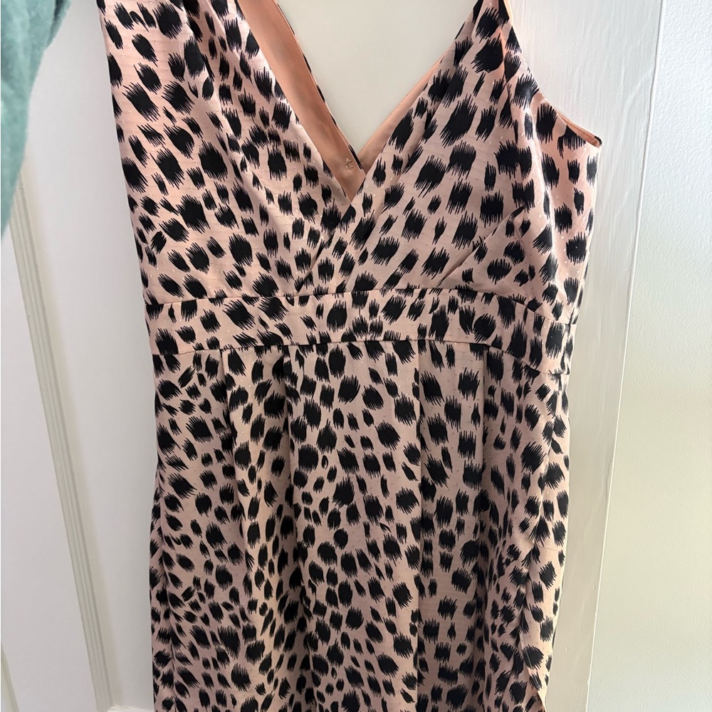 BCBGeneration Beige and Black Patterned Dress - image 2